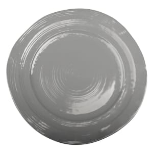 701-D1134G 11 3/4" Round Melamine Dinner Plate, Gray