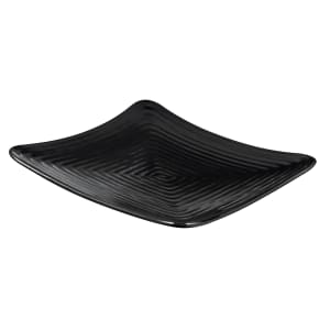 284-ML64BK 11 3/4" Square Melamine Dinner Plate, Black