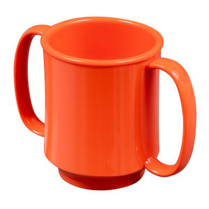 284-SN103RO 8 oz Coffee Mug, Plastic, Orange