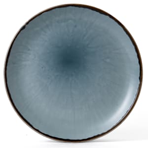 245-HBL28 11 1/4" Round Harvest Plate - Ceramic, Blue