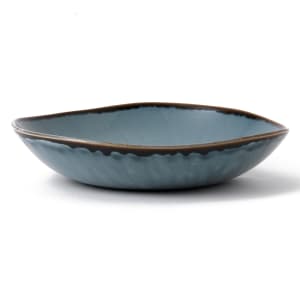 245-HBL38 38 oz Round Harvest Trace Bowl - Ceramic, Blue