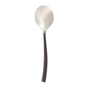 450-FL909 7" Soup Spoon with 18/10 Stainless Grade, Black Oak Pattern
