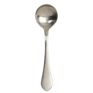 450-FM609 6 7/8" Soup Spoon with 18/10 Stainless Grade, Stone Pattern