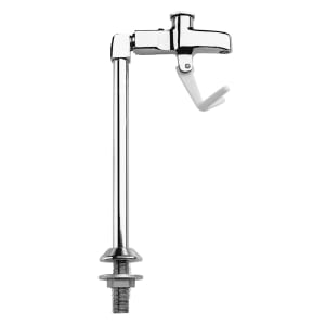 696-1008 Single Pedestal Push Back Glass Filler w/ 3/8" IPS Male Inlet