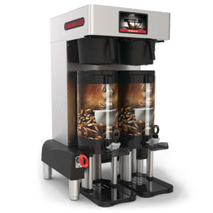 131-PBC2VS Double Coffee Brewer for (2) 1 1/2 gal Shuttles - Digital Control, 240v/1ph