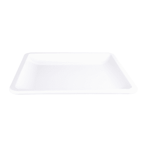 701-M12118SQW 12" Square Olympus Platter - Melamine, White