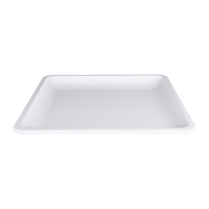 701-M14118SQW 14" Square Olympus Platter - Melamine, White