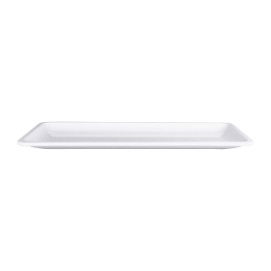 701-M219RCW 21" x 9" Rectangular Olympus Platter - Melamine, White