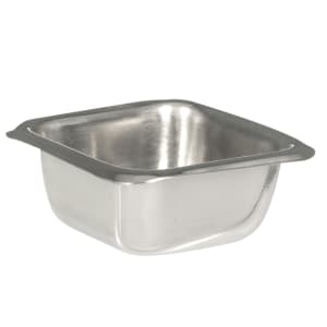 166-SSC15 Square Sauce Cup w/ 1 1/2" Capacity, Stainless