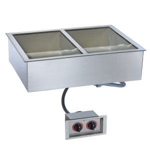 139-200HWID41201 Halo Heat® Drop-In Hot Food Well w/ (2) Full Size Pan Capacity, 120v