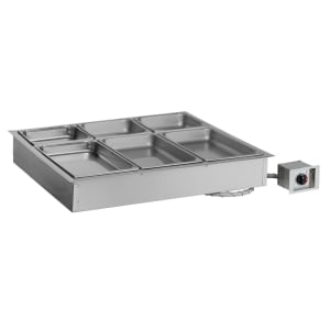 139-300HWD4431201 Halo Heat® Drop-In Hot Food Well w/ (3) Full Size Pan Capacity, 120v