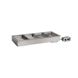 139-400HWID61201 Halo Heat® Drop-In Hot Food Well w/ (4) Full Size Pan Capacity, 120v