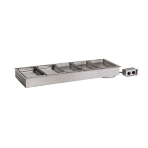 139-500HWID4 Halo Heat® Drop-In Hot Food Well w/ (5) Full Size Pan Capacity, 120v