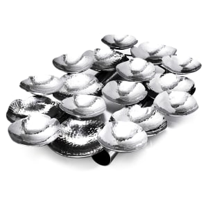 969-9335 Multi Hors D'oeuvres Holding Tray - 18" x 12", Stainless Steel