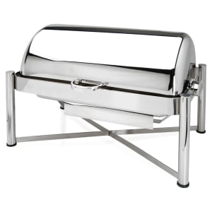 969-3124 8 qt Rectangular Chafer w/ Roll Top Cover, Stainless Steel