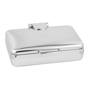 969-3995 8 qt Rectangular Induction Chafing Dish w/ Hinged Lid, Stainless Steel