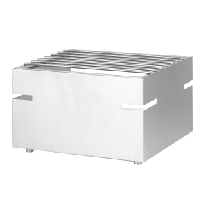 969-3277 Butane Stove Cover Up - 14 1/2" x 12" x 9", Stainless Steel