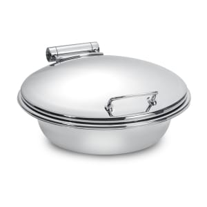 969-3918 6 qt Round Chafing Dish w/ Hinged Lid, Stainless Steel