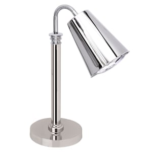 969-9681 1 Bulb Heat Lamp w/ Flexible Arm - Stainless Steel, 120v
