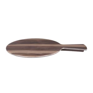 701-M9RWHW 9" Round Fo Bwa Serving Board - Melamine, Faux Hickory
