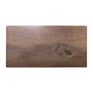 701-M1020WN Rectangular Fo Bwa Meta Riser - 20" x 10", Melamine, Faux Walnut