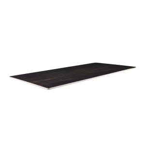 701-M1020ZW Rectangular Fo Bwa Meta Riser - 20" x 10", Melamine, Faux Zebra