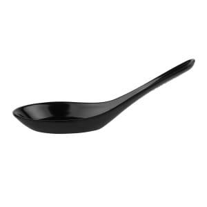 701-0203B 5 1/2" Melamine Soup Spoon, Black