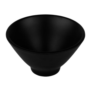 701-JW124B 8 oz Round Melamine Bowl, Black