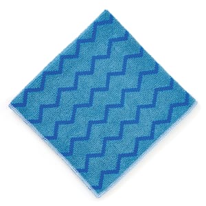 007-FGQ62000BL00 16" Square Hygen General Purpose Cloth - Microfiber, Blue
