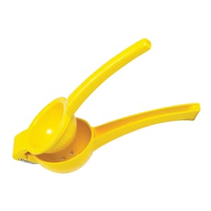 080-LS9Y 8 3/4" Handheld Lemon Squeezer - Aluminum, Yellow