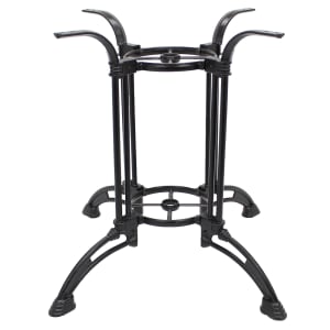 628-CA2834D Dining Height Table Base w/ 34" x 34" Spread - Cast Iron, Matte Black