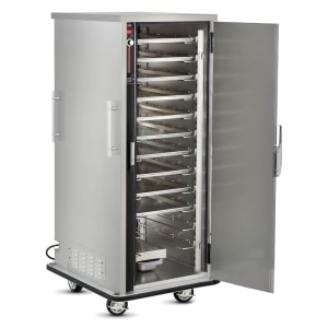 219-TS182618 Full Height Insulated Mobile Heated Cabinet w/ (12) Pan Capacity, 120v