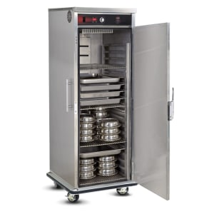 219-UHSTGN6480BQ120 Full Height Insulated Mobile Heated Cabinet w/ (19) Pan Capacity, 120v