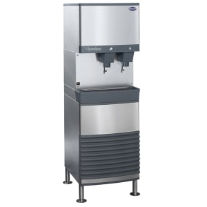 608-25FB425AL 425 lb Floor Model Nugget Ice & Water Dispenser - 25 lb Storage, Cup Fill, 115v