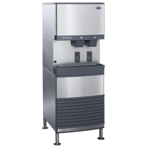 608-50FB425AS 425 lb Floor Model Nugget Ice & Water Dispenser - 50 lb Storage, Cup Fill, 115v