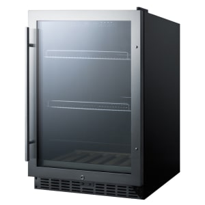 162-SCR2466 23 1/2" W Undercounter Refrigerator w/ (1) Section & (1) Door, 115v
