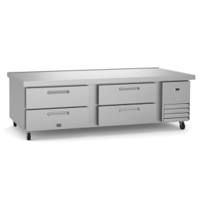 260-KCHCB72R 74" Chef Base w/ (4) Drawers - 115v