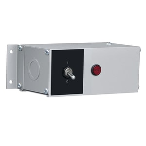 042-RMB3F 5 1/2" 1 Light Remote Control Box w/ 1 Toggle Switch for 120 V