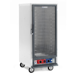001-C517CFC4 3/4 Height Non-Insulated Mobile Heated Cabinet w/ (14) Pan Capacity, 120v