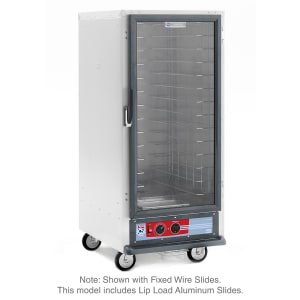 001-C517HFCL 3/4 Height Non-Insulated Mobile Heated Cabinet w/ (27) Pan Capacity, 120v