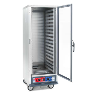 001-C519CFCL Full Height Non-Insulated Mobile Heated Cabinet w/ (35) Pan Capacity, 120v