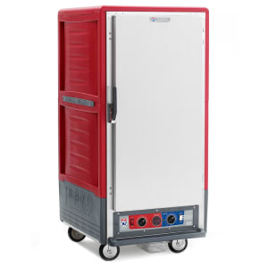 001-C537CFSL 3/4 Height Insulated Mobile Heated Cabinet w/ (27) Pan Capacity, 120v