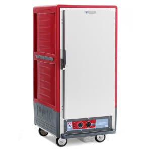 001-C537HFSL 3/4 Height Insulated Mobile Heated Cabinet w/ (27) Pan Capacity, 120v