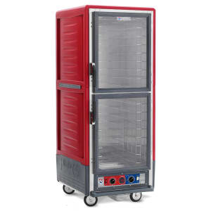001-C539CDC4 Full Height Insulated Mobile Heated Cabinet w/ (17) Pan Capacity, 120v