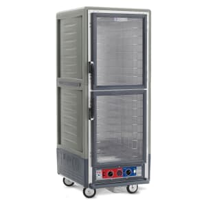 001-C539CDC4GY Full Height Insulated Mobile Heated Cabinet w/ (17) Pan Capacity, 120v