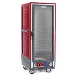 001-C539CFC4 Full Height Insulated Mobile Heated Cabinet w/ (18) Pan Capacity, 120v