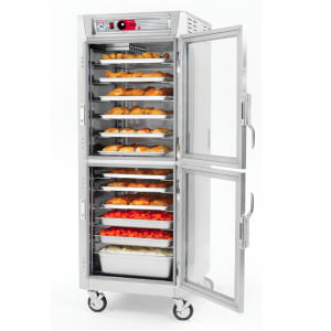 001-C589SDCLPDC Full Height Insulated Mobile Heated Cabinet w/ (34) Pan Capacity, 120v