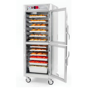 001-C589SDCU Full Height Insulated Mobile Heated Cabinet w/ (17) Pan Capacity, 120v