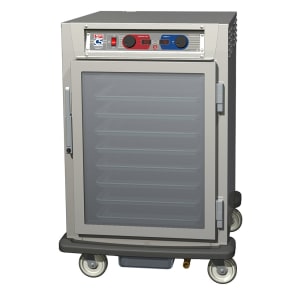 001-C595SFCLPFC 1/2 Height Insulated Mobile Heated Cabinet w/ (8) Pan Capacity, 120v