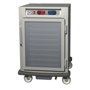 001-C595SFCLPFS 1/2 Height Insulated Mobile Heated Cabinet w/ (8) Pan Capacity, 120v
